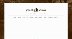Desktop Screenshot of josephkoniak.com