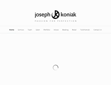 Tablet Screenshot of josephkoniak.com